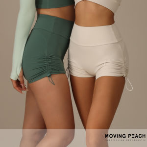 Moving Peach Yoga High Waist Shorts For Women Side-Cinch Soft Running Shorts Butt lifting Gym Shorts CPN