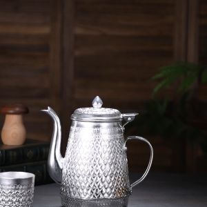 เหยือกน้ำลายไทย ใช้ในร้านอาหาร เหยือกน้ำทรงย้อนยุคเหยือกน้ำเย็นลายไทย กาน้ำชา