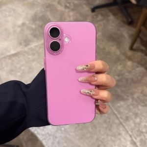 Ultra-Thin Matte Silicone Phone Case for Apple 16Pro 17New iPhone 15Pro Max Full Cover Anti-Fall Compatible with 14Pro 16Plus