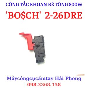 Công tắc máy khoan dùng cho BO.S.CH 3 chức năng ( GBH2-26DRE 800w ) ZhongTai FEG... 6A -100V/250V -50/60Hz
