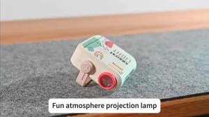 【KC】Mini Projector Toy Cartoon Pattern Projection Light Low Power Consumption for Birthday Party Home Decor Toddler Gift
