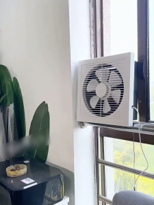 ICIC Reverse Exhaust Fan Ventilation Fan Two-way Exhaust Fan Powerful Fan Intake/Exhaust with Pull Cord Control