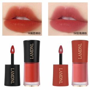 Son Môi Mờ Màu Hồng Môi Tự Nhiên Lâu Trôi Không Dính Cốc Mẫu Nhỏ Của Fuyunle Lip Glaze Son Môi
