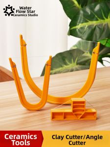 SHUILIUXING | Clay Cutting Tool with Plastic Handle U-shaped Wire Design