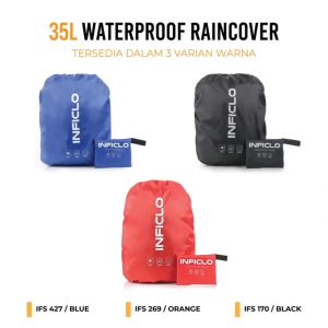 Inficlo Rain Cover Bag 35L-50L Raincoat Ransel Tas Gunung Standar - IFS 170