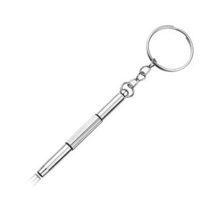 3 In 1 Glasses Screwdriver Eyeglass Screwdriver Watch Repair Kit With Keychain Portable Hand Tools Precision Screwdriver Tools