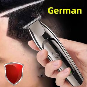 MONLEYTA | German Precision Electric Hair Clipper Beard Trimmer Mens Self Bald Head Shaving Tool Professional Barber Electric Clippers