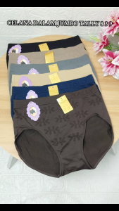 Celana Dalam Jumbo Tally 839 Rajut Tebal Setara 2XL-5XL/Celana Dalam Wanita Jumbo Bahan Rajut Premium Oversize