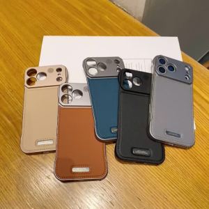 For Magsafe Leather Borderless Aroma Cooling Case For iPhone 17 16 15 14 13 12 11 Pro Max Plus 17 Air 16E Magnetic Back Cover