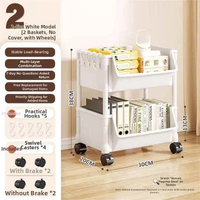 Rollable Kids-friendly Storage Cabinet