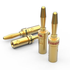 Choseal | Universal Audio Connector DIY Copper Terminal for Speaker Plug
