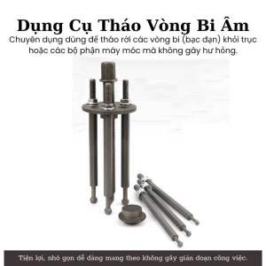 Bộ Dụng Cụ Tháo Vòng Bi Ổ Trục Dạng Âm Chất Liệu Thép Cao Cấp Chịu Lực Tốt