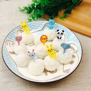 [Bento Accessories] Mini Fruit Picks Bento Fruit Fork Cute Bento Decoration Bento Accessories 便当签 水果叉 Garpu Bento - KW36