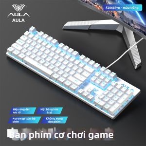 AULA | Bàn Phím Cơ Không Dây Full-size F2088Air Kết Nối 3 Chế Độ Hotswap Núm Đa Năng