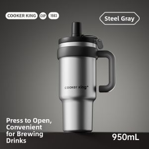 COOKER KING | Quick Open Large Capacity Portable Insulated Bottle