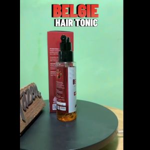 HAIR TONIC BELGIE ATASI RAMBUT RONTOK MENUTRISI DAN MENEBALKAN RAMBUT