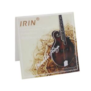 IRIN | IRIN 8pcs Mandolin Strings Set Plated Steel Silver-Plated Copper Alloy Wound Strings Beginner Professional Mandolin Accessories