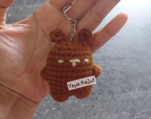 Bear Crochet Keychain Gantungan Kunci Beruang dan Harimau