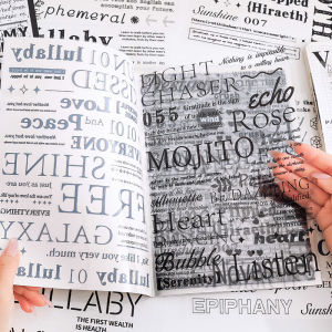 Korea INS English Alphabet Large size sticker book,DIY Scrapbook supplies Collage,Diary Stickers,School Stationery Decoration
