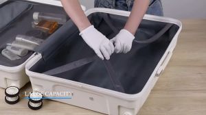 SEA CHOICE Luggage Carry On Suitcase 14+20 Cabin Luggage PP Material with Spinner WheelsTSA  Lock  Airline Approved Lightweight Suitcase 24/28 Inches Check-in