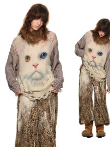 ผ้าพันคอแบบสองด้านทำจากขนกระต่ายและขนกระต่าย ผ้าคลุมไหล่แบบสองด้านที่อบอุ่นและสวมใส่สบายจาก 1JINN STUDIO