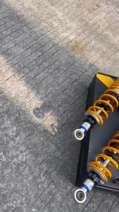 Shock Breaker Moscow Tabung Atas Klik Variasi / Double click samping SHOCKBREAKER DOUBLE TABUNG BEBEK MATIC 320MM 340MM KUNING SHOCK ABSORDER BELAKANG MOTOR ORIGINAL PEREDAM KEJUT JZQ-46 FREE ANTING SKOK MOTOR DOBEL TABUNG BLADE REVO SUPRA VEGA NMAX PCX