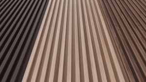 Waterproof Wood Wall Panels Best Quality WPC Fluted Panels Fluted Wallpaper for background TV bedroom office