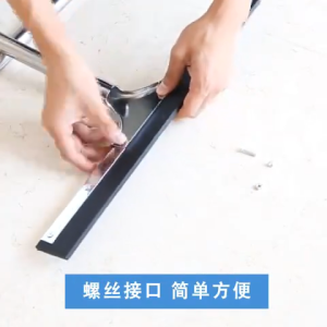Silicone floor scraper for cleaning household floor tiles and rinsing water. Silicone length: 40 - 60 cm.