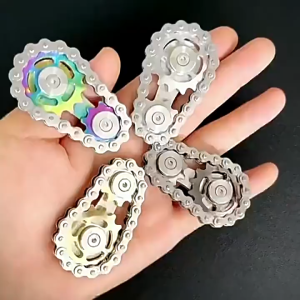 Con Quay Fidget Spinner Xích Xe Kim Loại – Đồ Chơi Giảm Stress Cao Cấp Cho Người Lớn & Trẻ Em Mới Nhất 2025