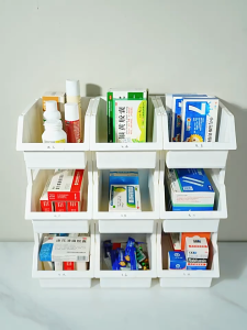 Easyhome.sg Stackable Storage Box / Multi-functional Desk Organiser Box