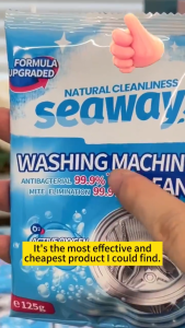 [SG Ready Stock] Seaways Washing Machine Cleaner（125g） Antibacteria Washing Machine Drum Cleaner