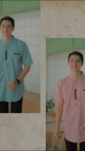 SHOUDH BAJU KOKO KURTA DEWASA LENGAN PENDEK POLOS TERBARU RAMADHAN LEBARAN TAHUN INI WARNA BURGUNDI SAGE LILAC PUTIH DENIM COKLAT LAVENDER KHAKI SALEM WARDAH SALIM TURKIS FASHION MUSLIM ATASAN PRIA KURTA