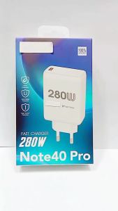 Batok Kepala Casan HP For INF NOTE 40 PRO Fast Charger 280W Batok Adapter Suppor Fast Charging