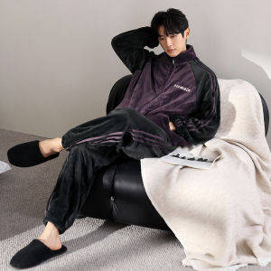 Autumn Winter Thickened High-Quality Leisure Wearable Coral Fleece Home Clothes