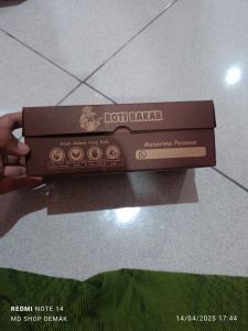 kertas kardus roti bakar  full laminasi dalam