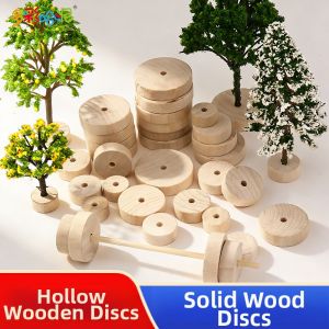 DUOCAIHANI | DIY Handmade Material Real Wood Model Tree Base Disk