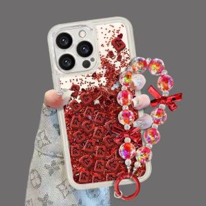 New Year Wealth Coming from All Directions Phone Case Huawei Mate70Pro P60 Honor Red Sand Couple Anti-Fall Creative Protection Shell