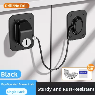 MONLEYTA | Childproof Security Lock for Refrigerator Drawer Cabinet Sliding Door