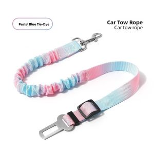 High Elasticity Pet Dog Safety Belt Car Fixed Automobile Safety Belt Secure Rope Pet Essential Traveling Supplies