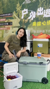 Mountainhiker  Outdoor Cooler Box 45L Insulated Portable Cooler Hard Cooler Great for Beach Picnic Camping Groceries