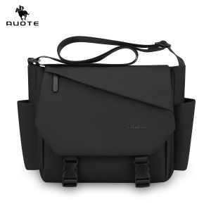 AUOTE Mens Shoulder Bag Waterproof Messenger Bag Fashion Travel Bag Business Bag Phone Bag Large Capacity Cross Body Bag Lightweight Casual Bag Leisure Sport Street Bag for College Student