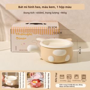 Bát Sứ Chất Lượng Cao Có Nắp Đậy