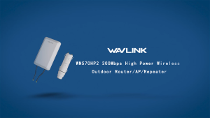 Wavlink Wireless 2.4GHz 300Mbps Long Range Outdoor AP/Repeater CPE Kit for PtP and PtMP Transmission | Point to Point WiFi Bridge | 2*2 MIMO 11dBi Antenna 1.5km | Passive PoE Powered | Extend WiFi Network | Weatherproof Enclosure