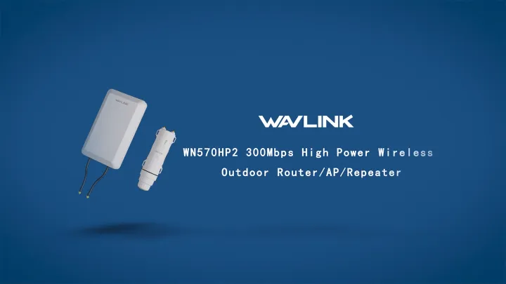 Wavlink Wireless 2.4GHz 300Mbps Long Range Outdoor AP/Repeater CPE Kit for PtP and PtMP Transmission | Point to Point WiFi Bridge | 2*2 MIMO 11dBi Antenna,