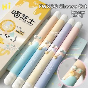 FUXIANHAO | Cute Cheese-themed Fast Drying Pen 0.5mm Black