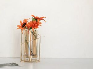 Bosca Living - Candle Holder Gold / Tempat Lilin Emas Pajangan Hiasan Meja / Tempat Lilin Spiral Luxury Gold Candle Cup Table Decoration