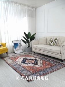 Abstract Washable Floor Mats & High-grade Household Rugs: A Guide to Luxury Living Room Carpets