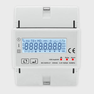 WiFi Tuya มัลติฟังก์ชั่พลังงานเมตรเฟสเดียวราง Din มิเตอร์ไฟฟ้า KWh Wattmeter โวลต์มิเตอร์แอมมิเตอร์230โวลต์45 ~ 65เฮิร์ต TAC4121C
