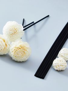 No-Flame Aromatherapy Diffuser Stick Set Fibre Wicker Dry Flower Aromatherapy Volatile Stick Home Decoration Nordic Style