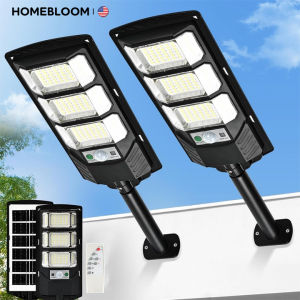 HOMBELOOM-Solar Outdoor LightsIP67 Outdoor Waterproof Street light Motion Sensor with Remote Control for Commercial lighting  from dusk to dawn
